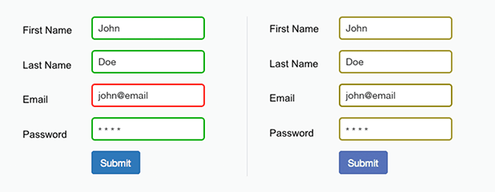 Color Blindness Form Error